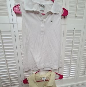 Lacoste sleeveless polo shirts